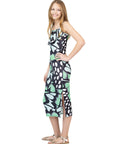 24sevenkid Girls Butterfly Print Spaghetti Strap Maxi Dress
