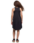 24sevenkid Girls High Low Sleeveless Pocket Dress