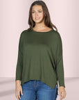 Oversized Long Sleeve Dolman Top