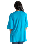 Open Front Elbow Length Sleeve Womens Cardigan