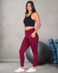 Side Pocket Ankle Length Yoga Pant Leggings