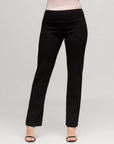 24seven Comfort Apparel Womens Comfortable Stretch High Waist Dress Pants