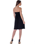 Strapless Empire Waist Mini Dress