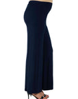 Womens Comfortable Solid Color Maternity Palazzo Pants