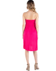 Bandeau Top Empire Waist Short Maternity Dress