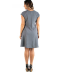 Keyhole Neck Plus Size Dress