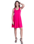 Sleeveless A Line Fit and Flare Skater Dress