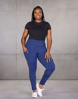 Plus Size Side Pocket Ankle Length Yoga Pant Leggings