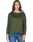 Oversized Long Sleeve Dolman Top
