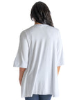 Open Front Elbow Length Sleeve Womens Cardigan