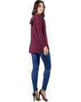 Open Front Lightweight Hooded Cardigan