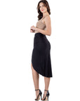 Solid Color Knee Length Tulip Skirt