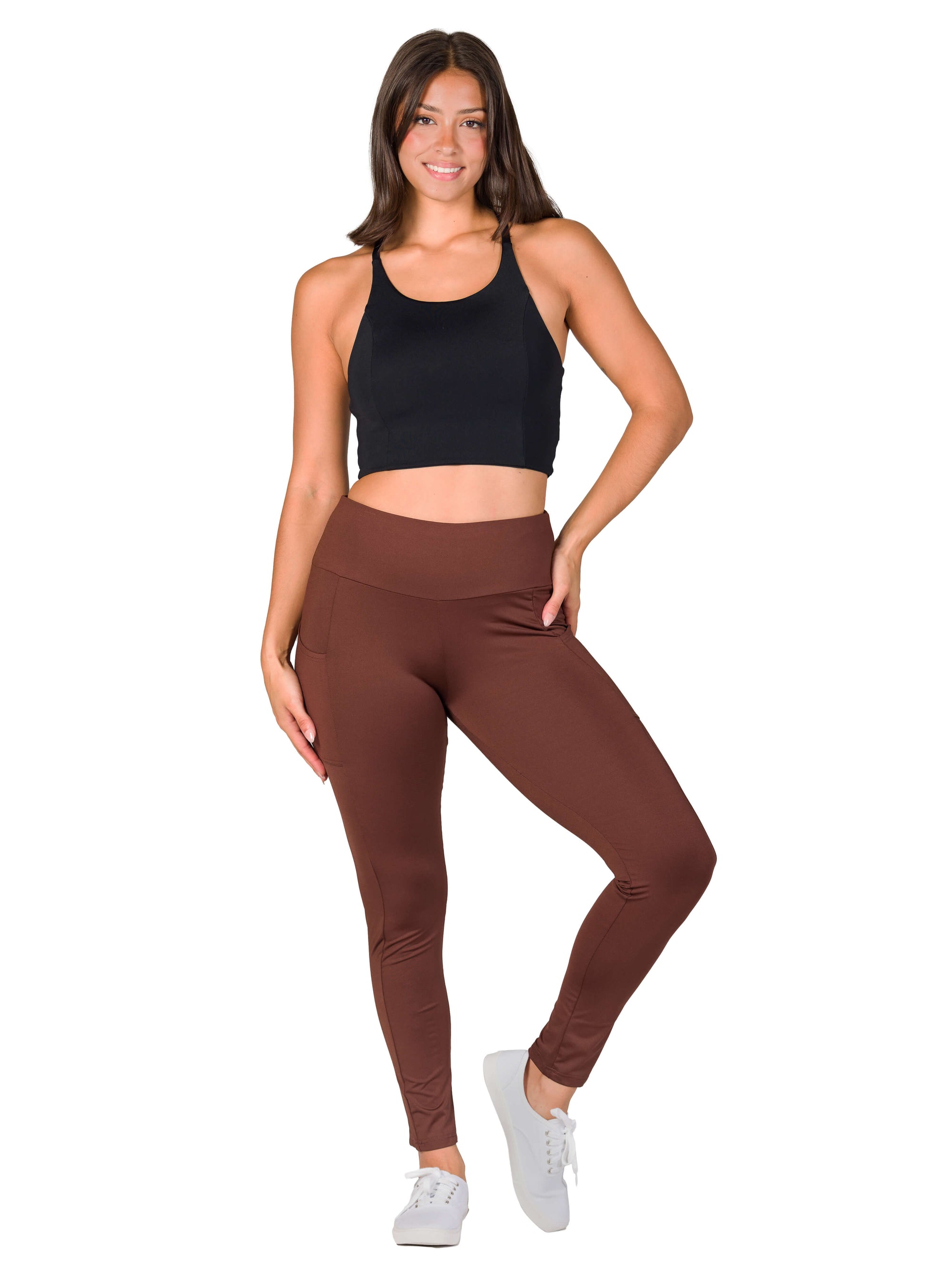 Side Pocket Ankle Length Yoga Pant Leggings