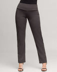 24seven Comfort Apparel Womens Comfortable Stretch High Waist Dress Pants