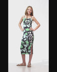 24sevenkid Girls Butterfly Print Spaghetti Strap Maxi Dress