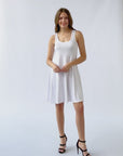 Sleeveless A Line Fit and Flare Skater Dress