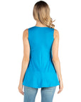 Scoop Neck Sleeveless Maternity Tank Top