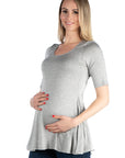 Women's Maternity 3/4-sleeve Tunic
