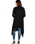 Extra Long Open Front Maternity Cardigan