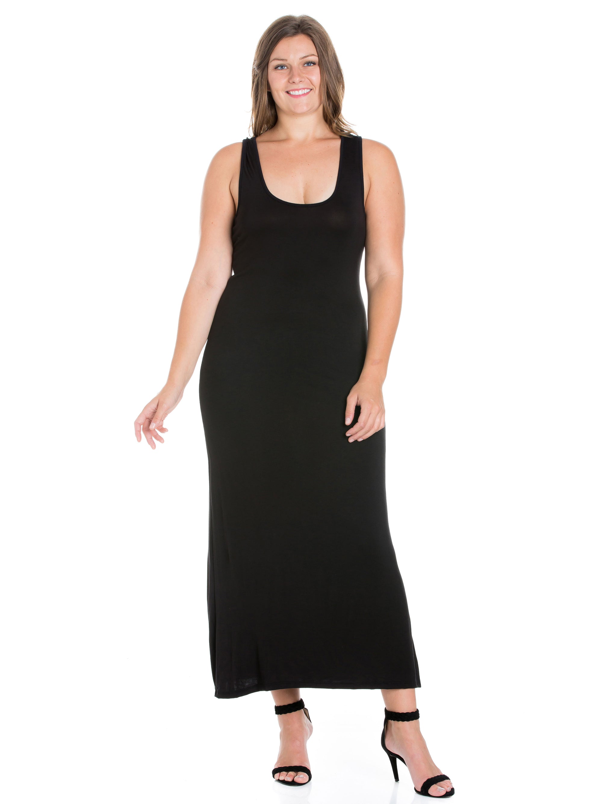 Racerback Plus Size Maxi Dress