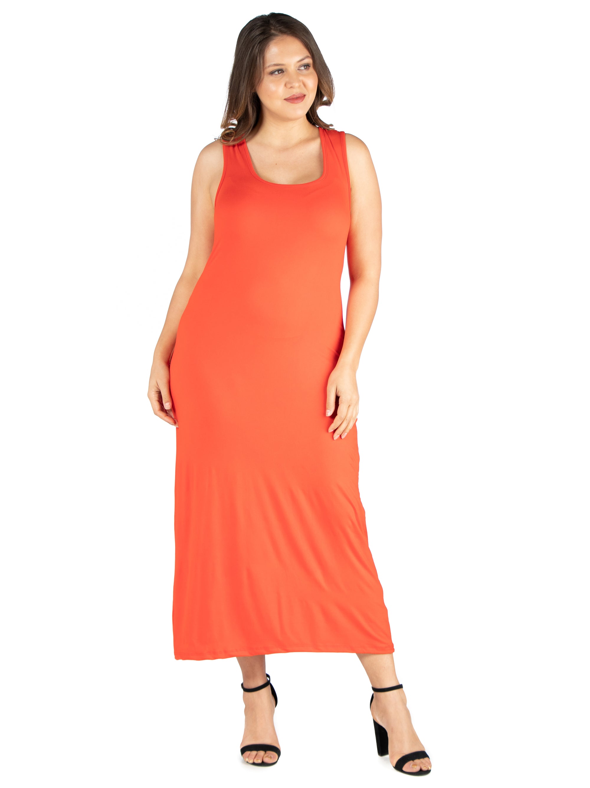 Racerback Plus Size Maxi Dress