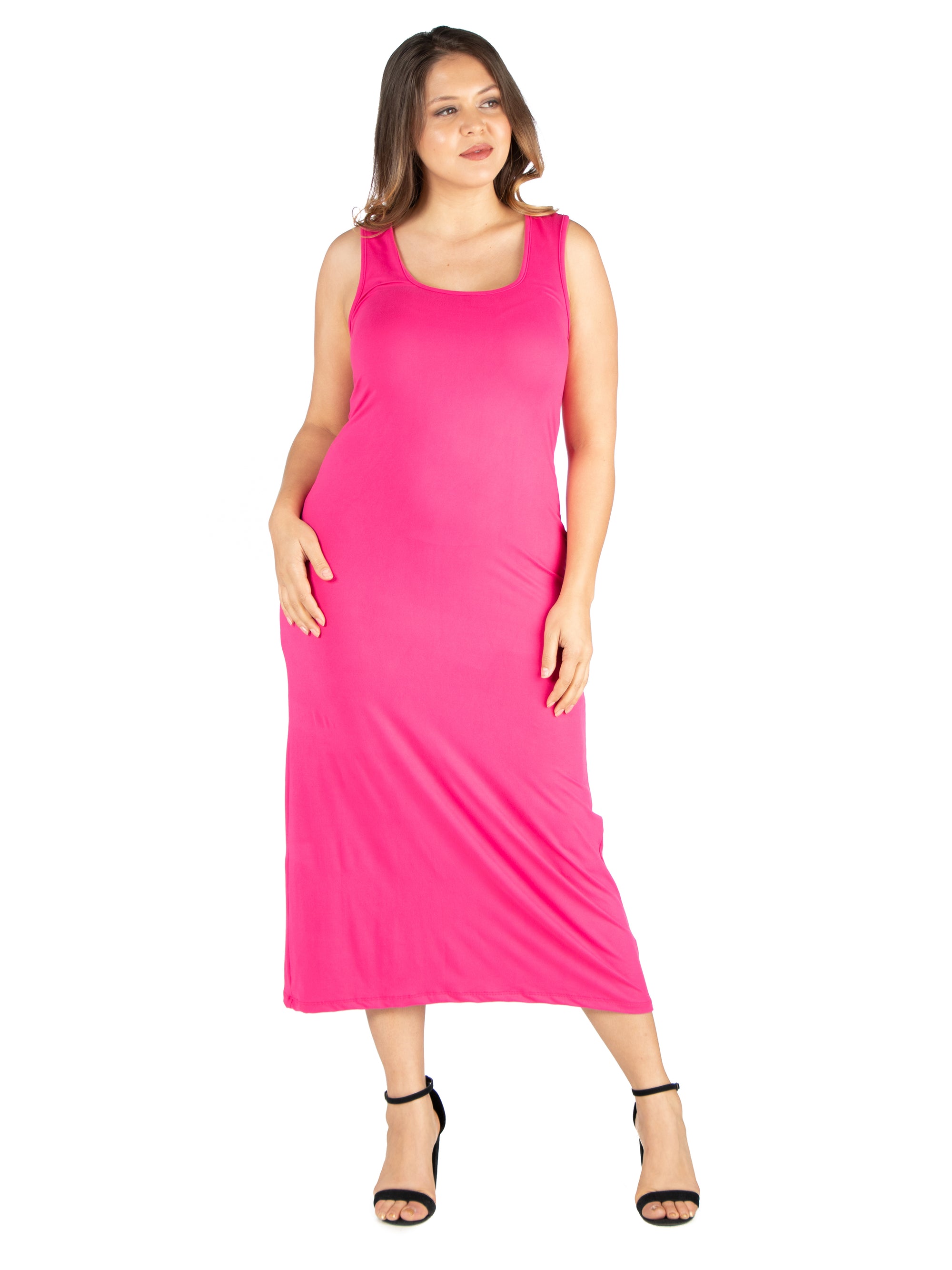 Racerback Plus Size Maxi Dress