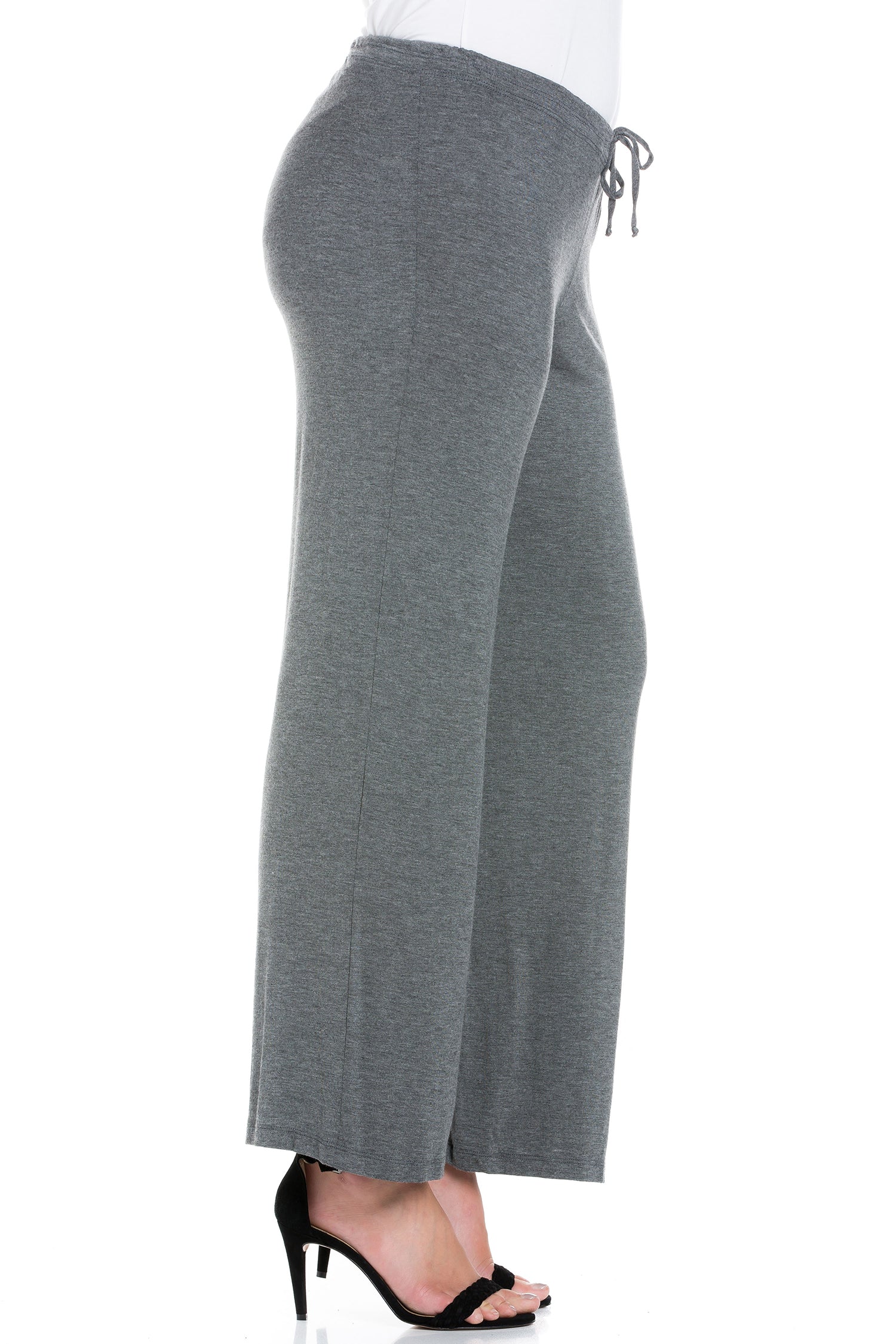 Comfortable Stretch Draw String Plus Size Pants