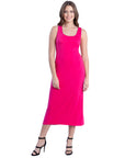 Scoop Neck Maxi Dress with Racerback Detail